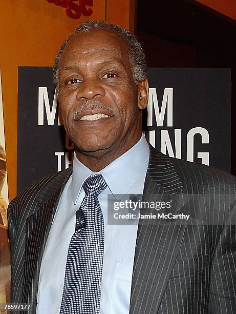 Actor Danny Glover attends The Museum of The Moving Images Presents "An Evening with Danny Glover" with John Sayles and Gary Clark Jr at The Times...