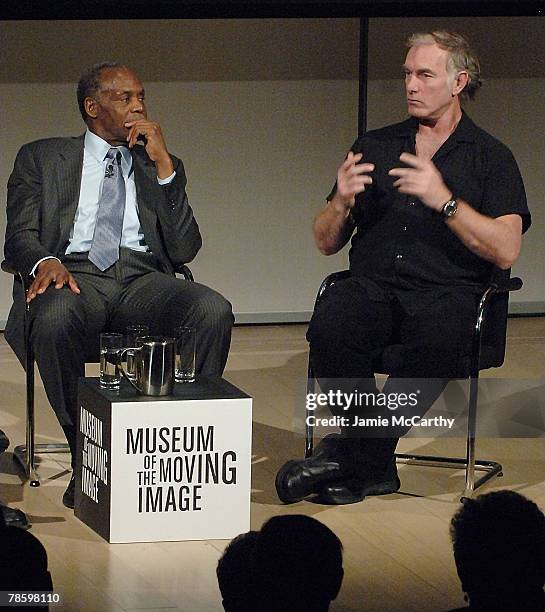 Actor Danny Glover and Writer/Director John Sayles attend The Museum of The Moving Images Presents "An Evening with Danny Glover" with John Sayles...