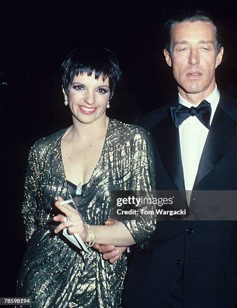 New York June 9th 1974. Liza Minnelli and designer Halston sighting in Manhattan.