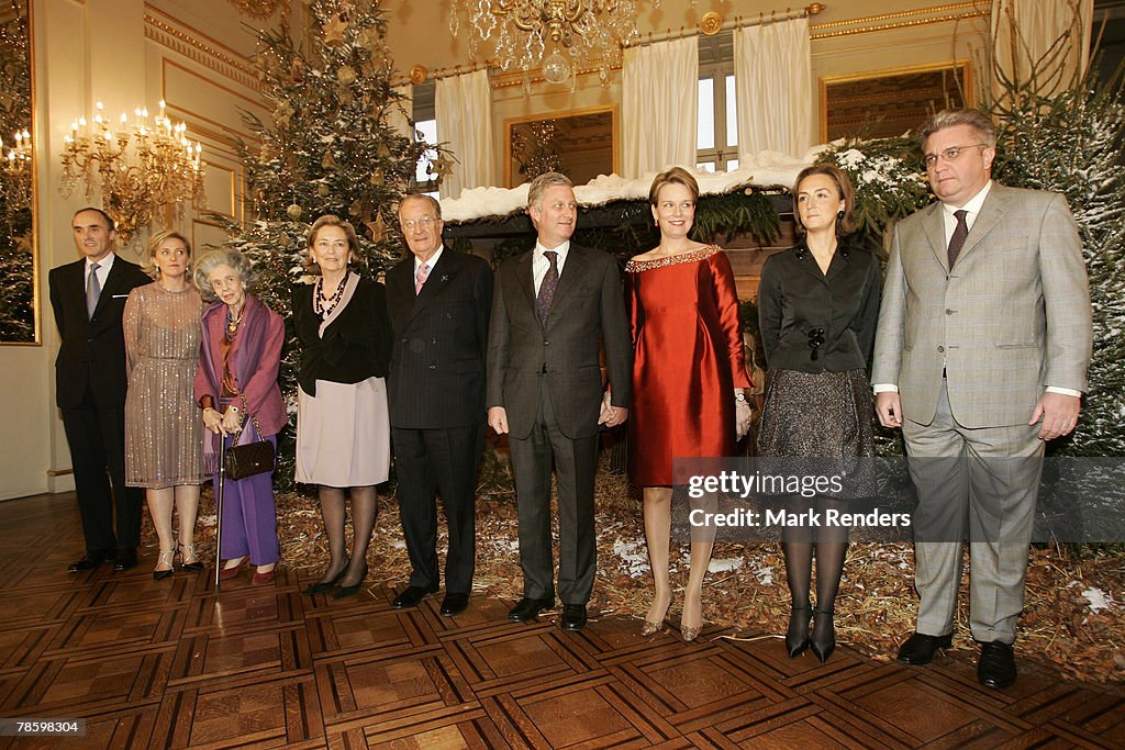 Belgium Royals Attend A Christmas Concert At The Royal Palace