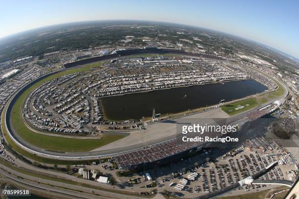 Daytona International Speedway in Daytona Beach, Florida hosts the NASCAR Nextel Cup Series Daytona 500 on February 18, 2007.