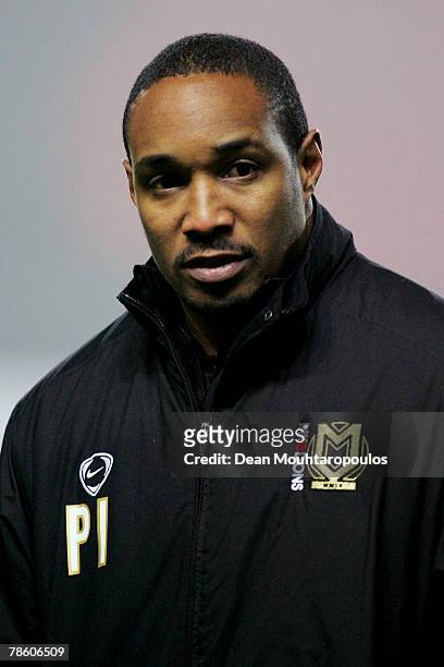 Dons Manager Paul Ince looks on after the Coca-Cola League Two match between Milton Keynes Dons and Brentford FC at Stadium:Mk on December 21, 2007...