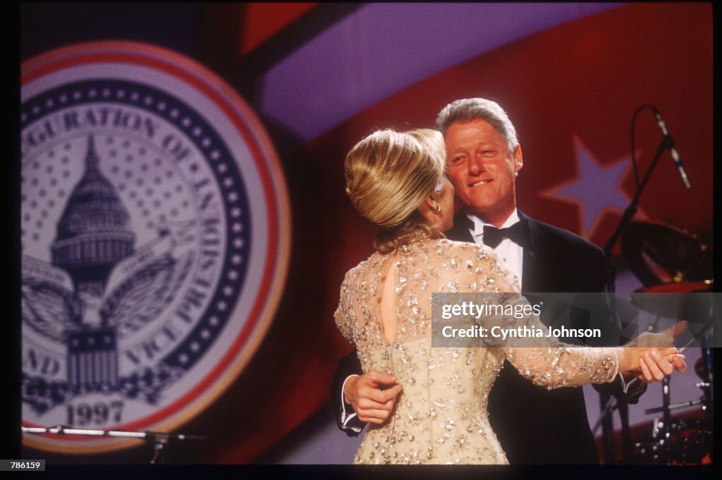Clintons Celebrate At Inaugural Balls
