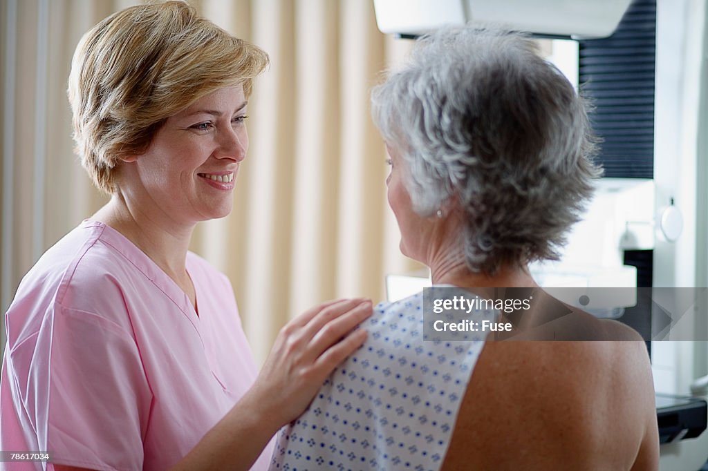 Nurse with Middle Aged Woman