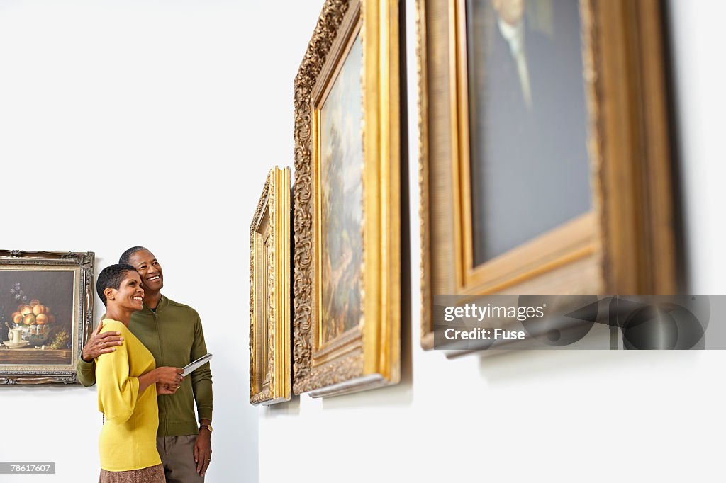 Couple at Art Gallery