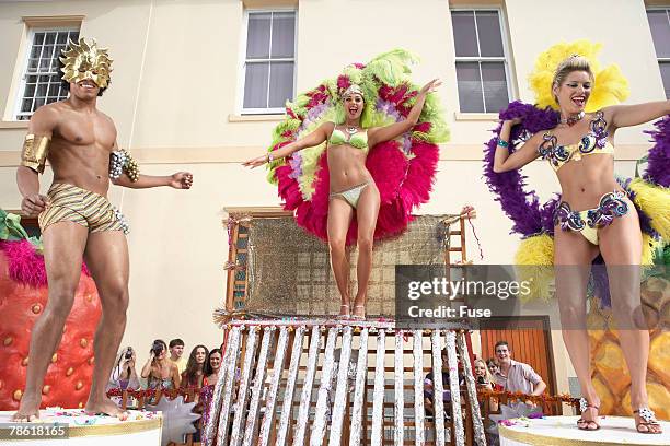 carnival dancers - parade float stock pictures, royalty-free photos & images