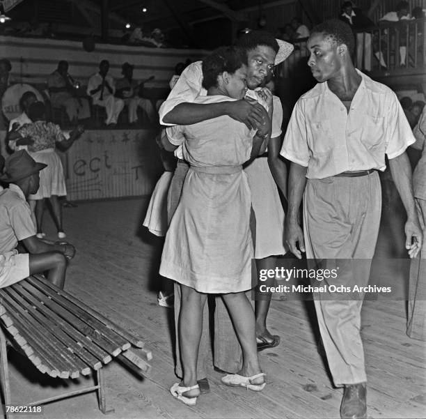 Fort de France, Martinique A couple dance the beguine at a nightclub in 1946 in Fort de France, Martinique.