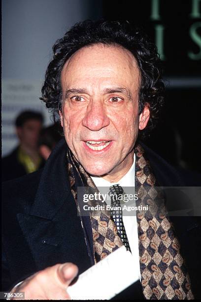 Actor F. Murray Abraham poses for a picture February 13, 1997 in New York City. Abraham is the recipient of a Best Actor Oscar for his performance as...