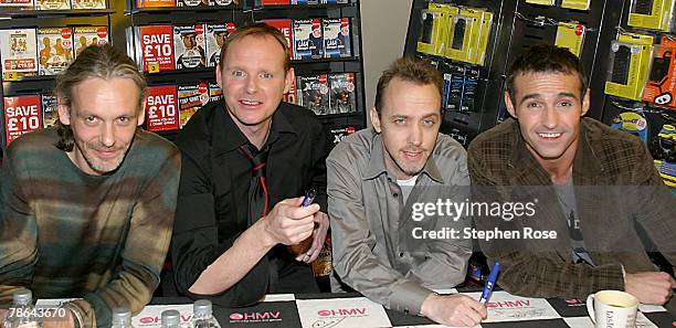 Graeme Clark, Tom Cunningham, Neli Mitchell and Marti Pellow of Wet Wet Wet