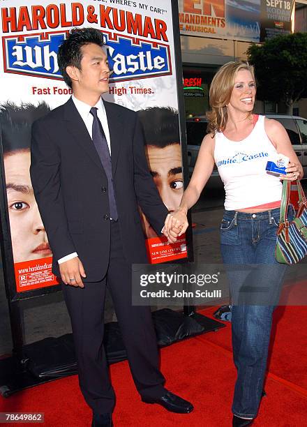 John Cho and Cheryl Hines