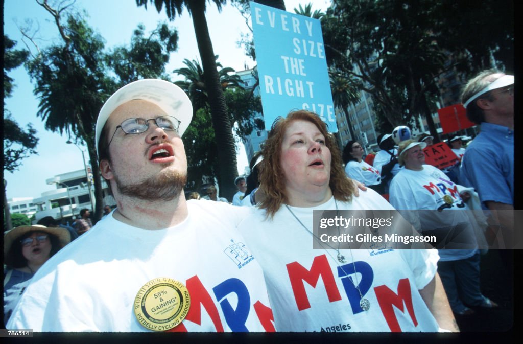 Fat People Unite At Million Pound March