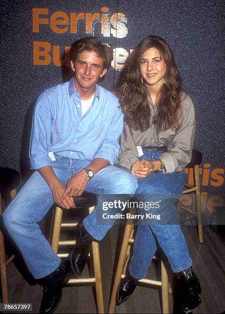 Charlie Schlatter and Jennifer Aniston