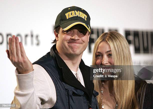 Brendan Fraser and wife Afton Smith