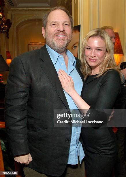 Harvey Weinstein and Renee Zellweger *Exclusive*