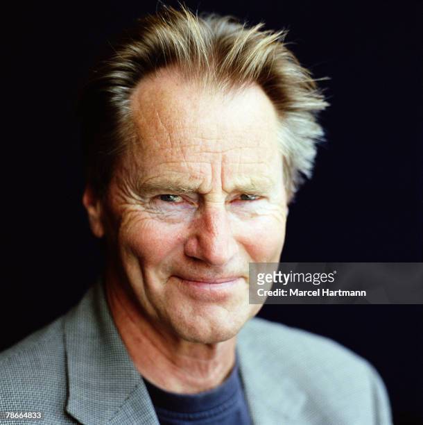 Actor and playwright Sam Shepherd poses for a portrait shoot for Optimum magazine in Cannes on May 22, 2005.
