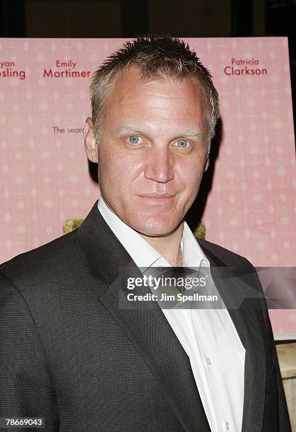 Actor Terry Serpico arrives at "Lars and the Real Girl" premiere at the Paris Theater on October 3, 2007 in New York City