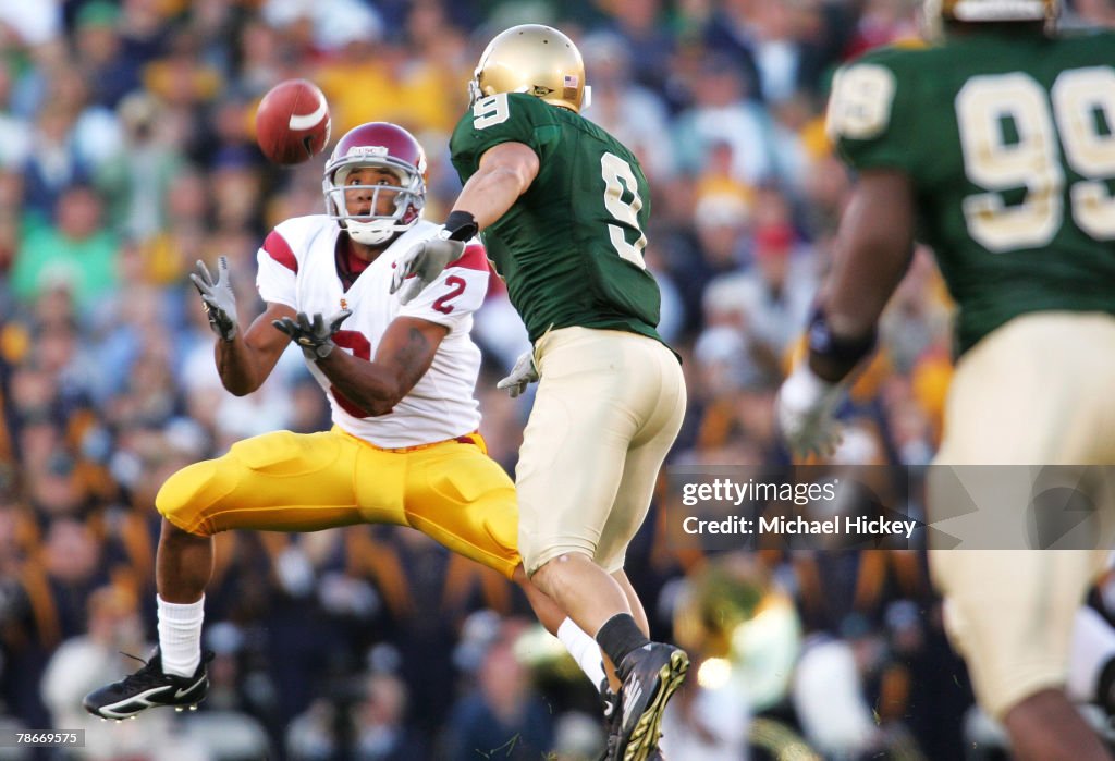 NCAA Football - USC vs Notre Dame - October 15, 2005