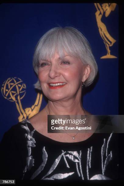 Actress Joanne Woodward smiles at the 26th International Emmy Awards November 23, 1998 in New York City. Woodward presented the Founder Award to...