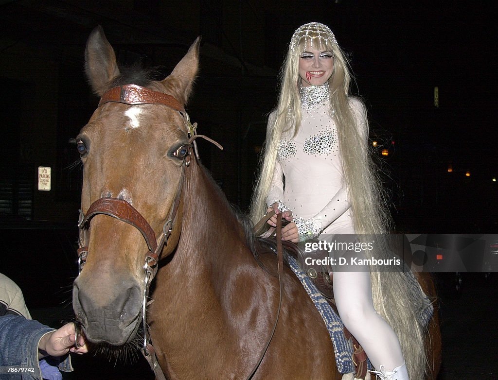 Heidi Klum throws Halloween Party at Lot 61 in New York City