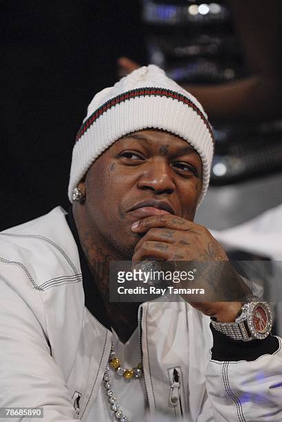 Recording artist Baby "Birdman" Williams attends the "106 & Party" taping at the CBS Studios December 31, 2007 in New York City, New York.