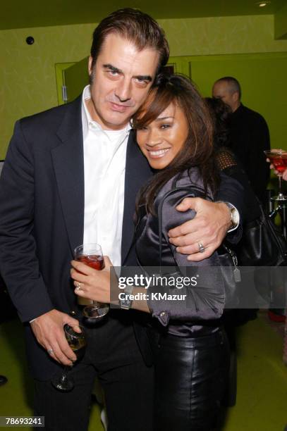 Chris Noth and Tara Wilson