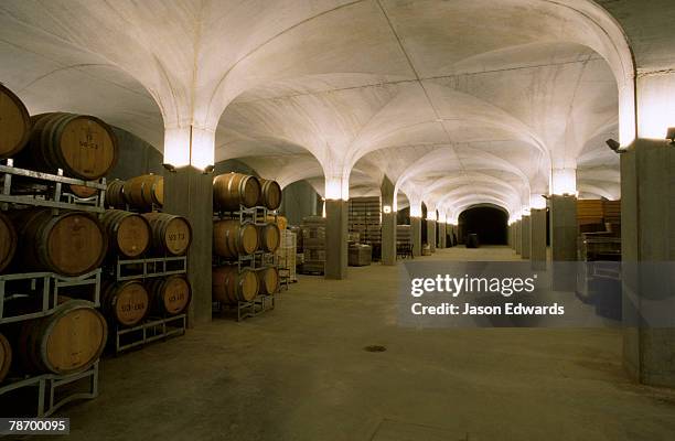 yarra valley, victoria, australia. - wine barrel stock pictures, royalty-free photos & images