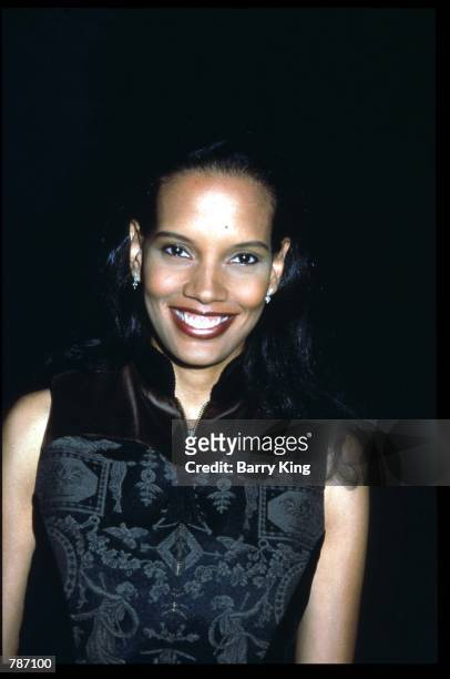 Actress Shari Headley attends a Fox network press party July 25, 1997 in Los Angeles, CA. Celebrities attended a party held by the network to...