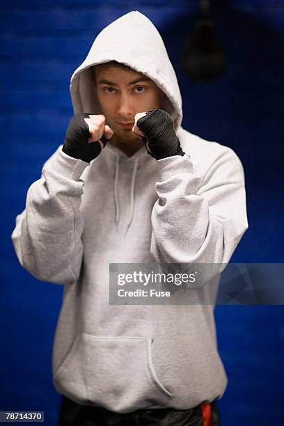 boxer in training - fighter portraits stock pictures, royalty-free photos & images