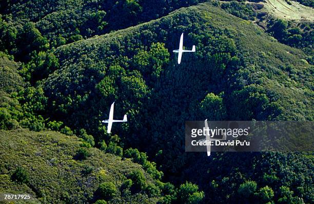 airborne sailplanes - david puu stock-fotos und bilder
