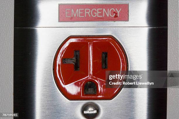 Emergency Electrical Outlet Photos and Premium High Res Pictures ...