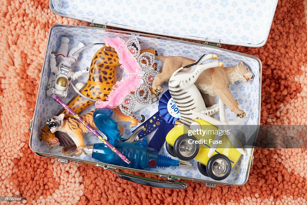 Suitcase Full of Toys