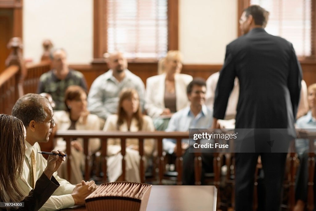 Attorney Speaking to Jury