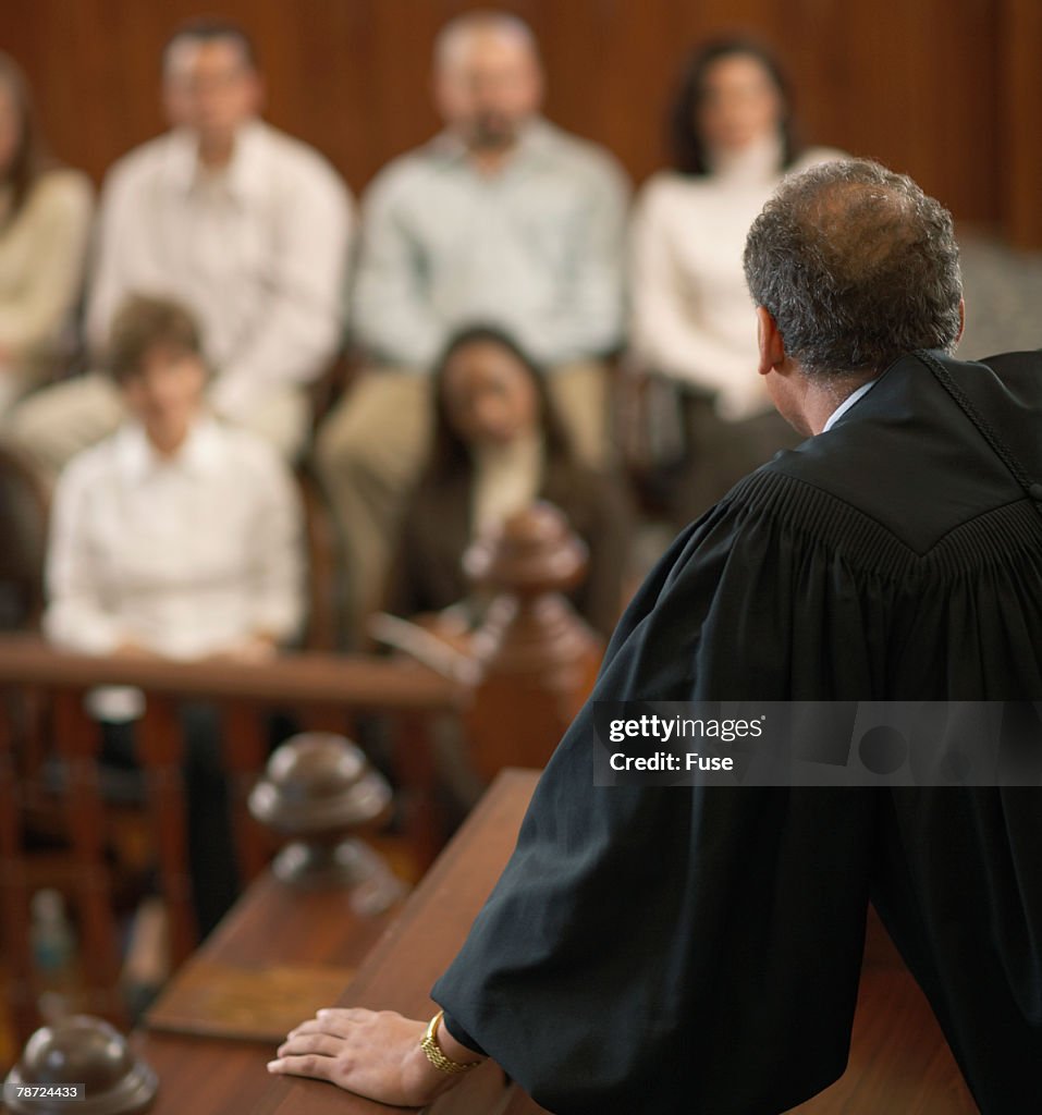 Judge Addressing Jury