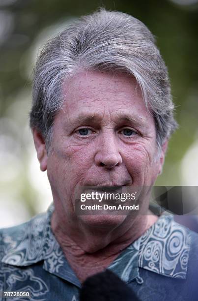 Brian Wilson poses for the media during a photo call for the 2008 Sydney Festival at The Archibald Fountain, Hyde Park January 3, 2008 in Sydney,...