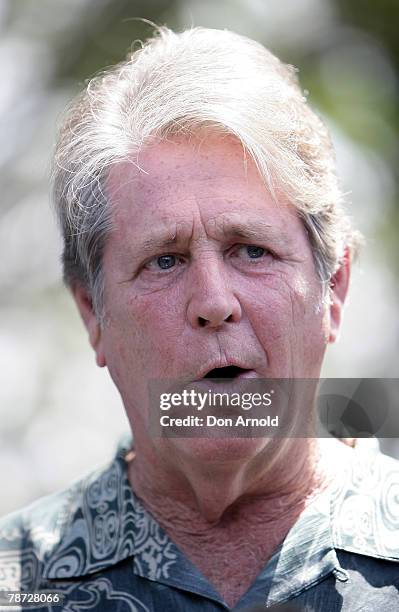 Brian Wilson poses for the media during a photo call for the 2008 Sydney Festival at The Archibald Fountain, Hyde Park January 3, 2008 in Sydney,...
