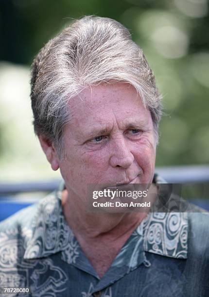 Brian Wilson poses for the media during a photo call for the 2008 Sydney Festival at The Archibald Fountain, Hyde Park January 3, 2008 in Sydney,...