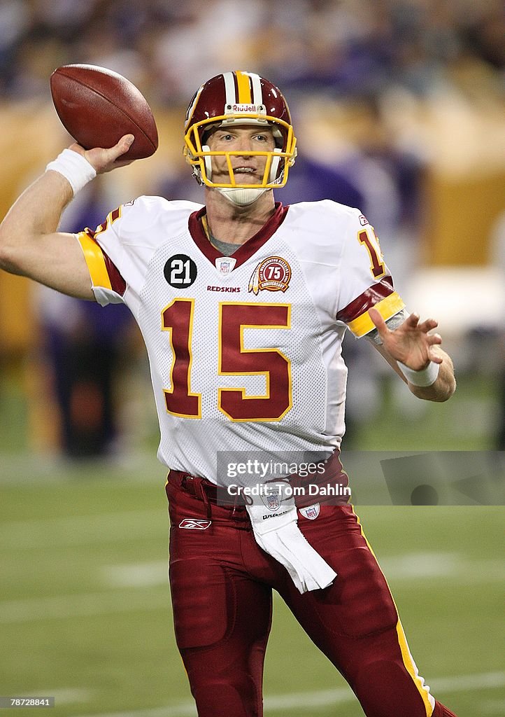 Washington Redskins v Minnesota Vikings