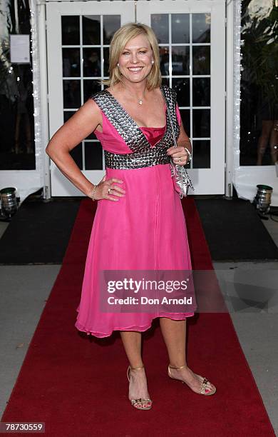 Kerri-Anne Kennerley attends the Johnnie Walker International Player Lounge Launch Party at the Sydney Cricket Ground on January 3, 2008 in Sydney,...