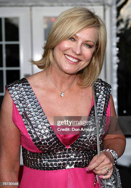 Kerri-Anne Kennerley attends the Johnnie Walker International Player Lounge Launch Party at the Sydney Cricket Ground on January 3, 2008 in Sydney,...