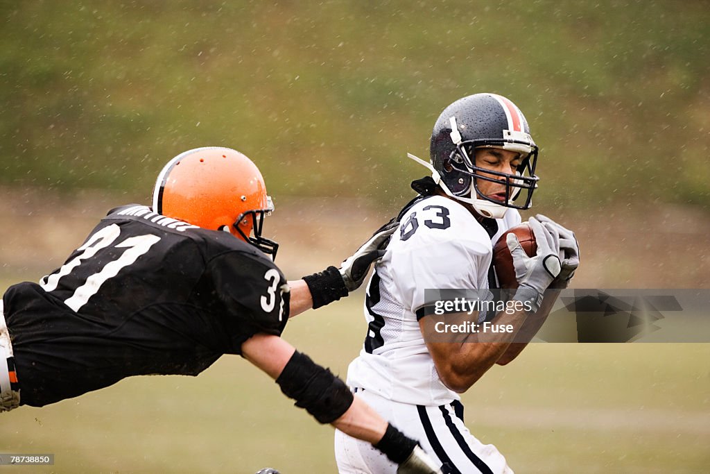 Football Players in Play