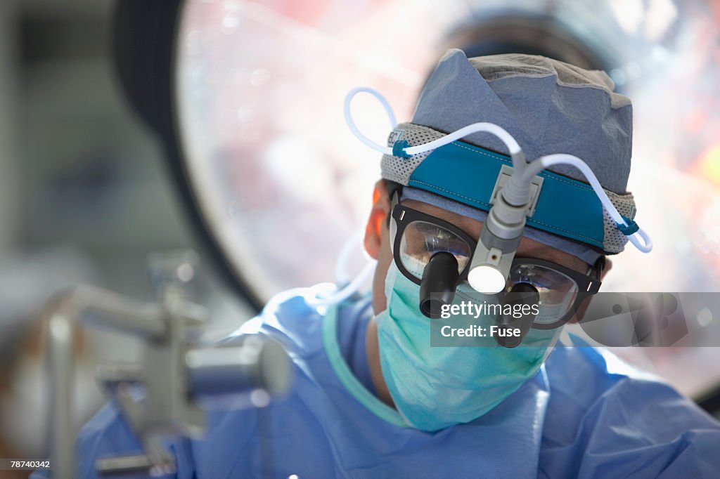 Surgeon Performing Operation