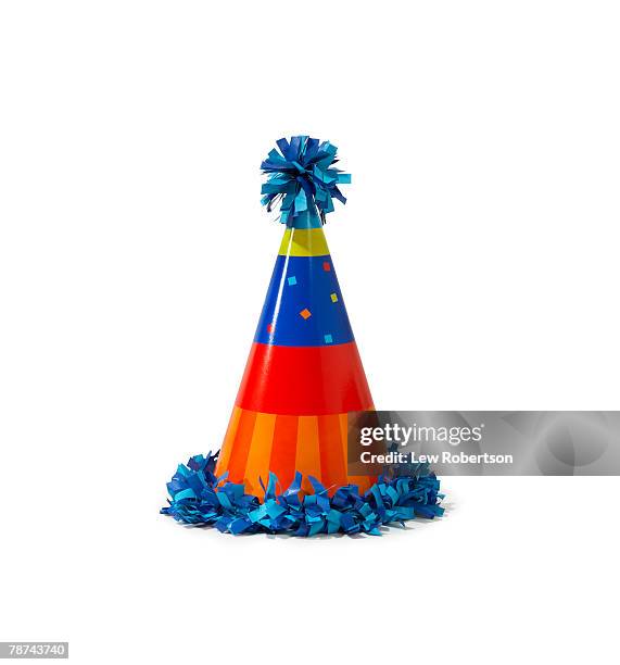 party hat - party hat stock pictures, royalty-free photos & images