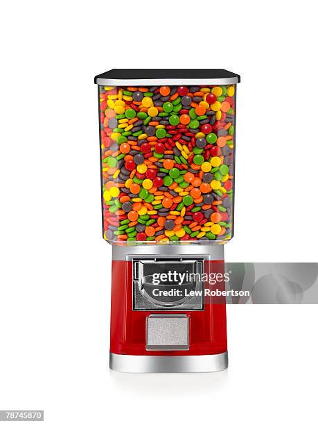 full candy machine - coin operated stock pictures, royalty-free photos & images
