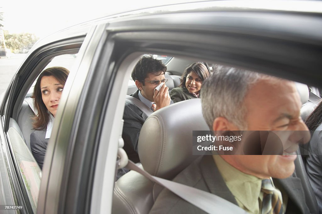 Businesspeople Carpooling