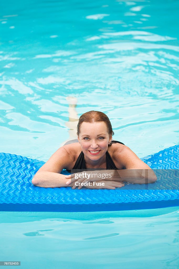 Woman In Inflatable Raft Woman Relaxing On Inflatable Raft High-Res Stock Photo - Getty Images