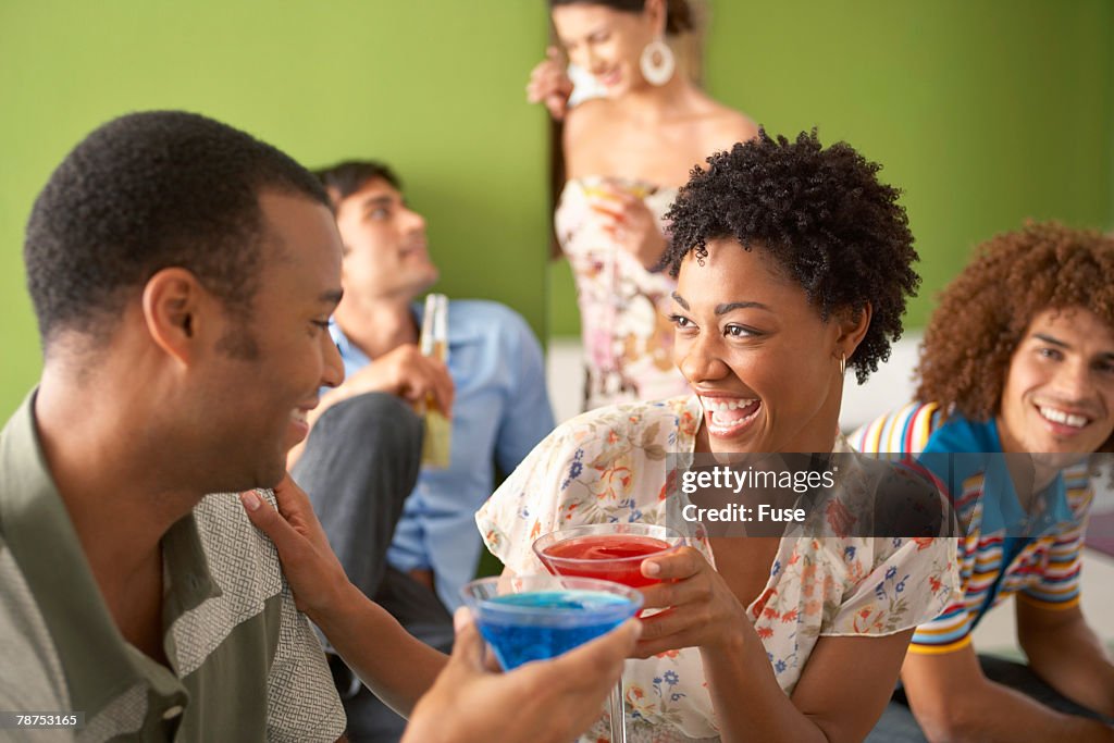 Young Couple at Party