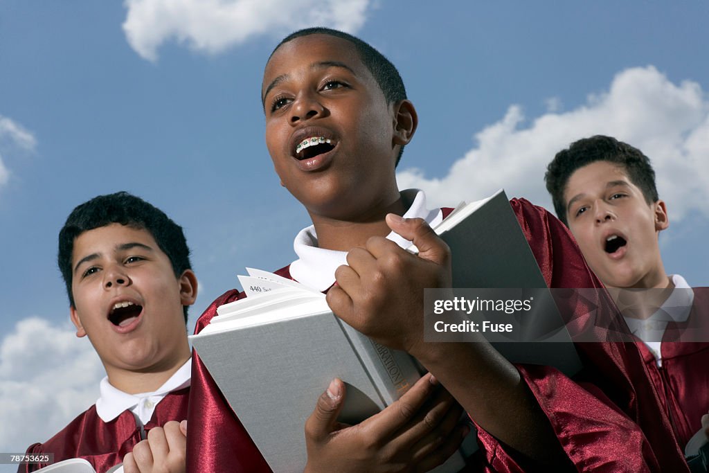 Teenage Choir Members