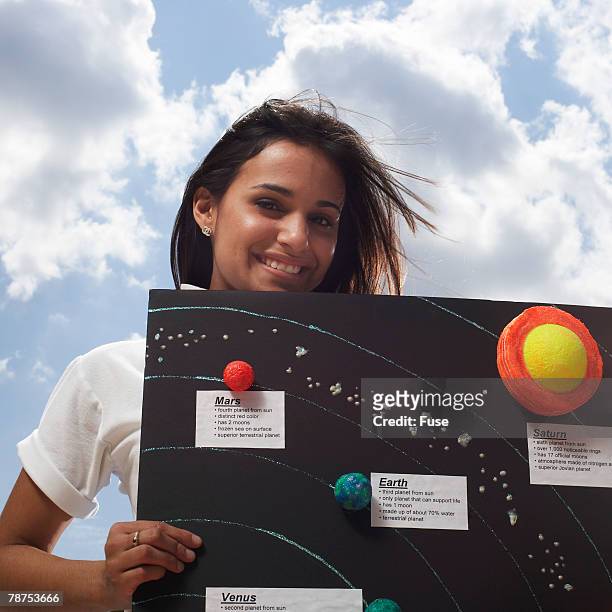student with model solar system - 16 year old models stock pictures, royalty-free photos & images