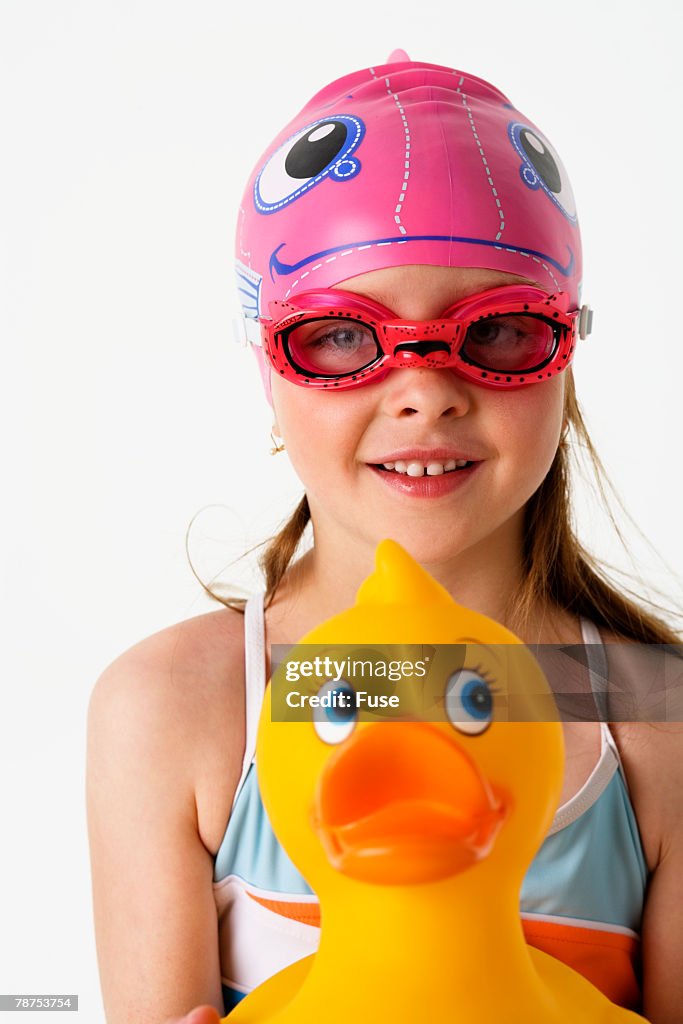 Girl in Swim Gear