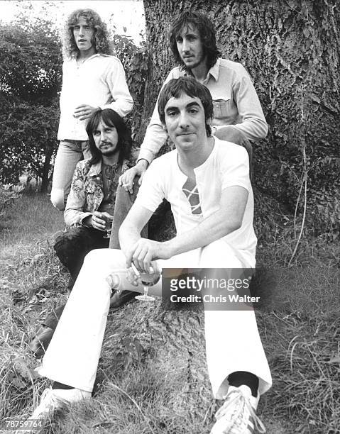 The Who 1971 Roger Daltrey, John Entwistle, Keith Moon, Pete Townshend